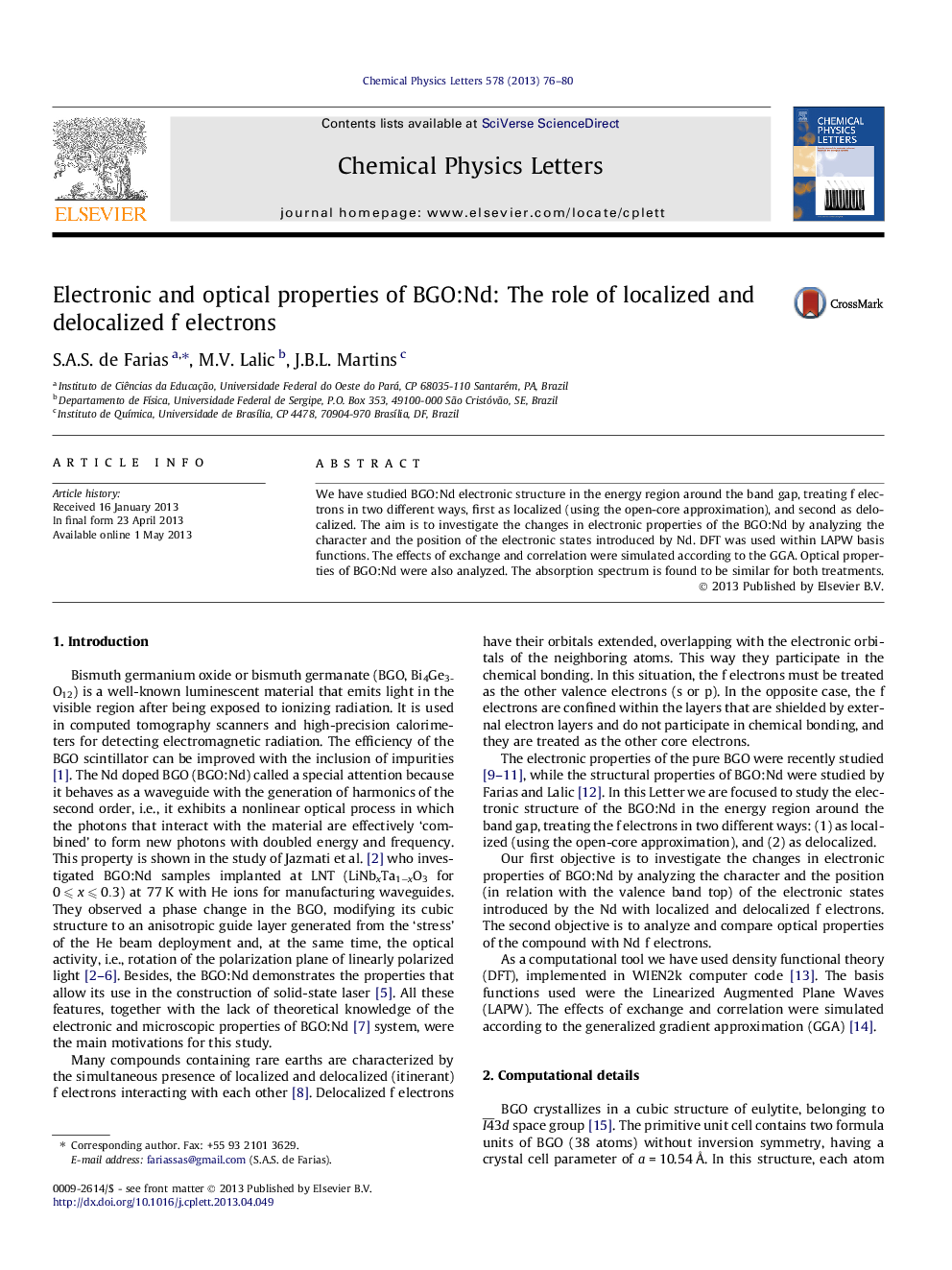 Electronic and optical properties of BGO:Nd: The role of localized and delocalized f electrons