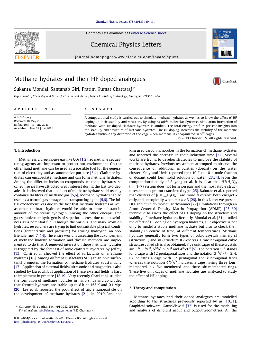 Methane hydrates and their HF doped analogues