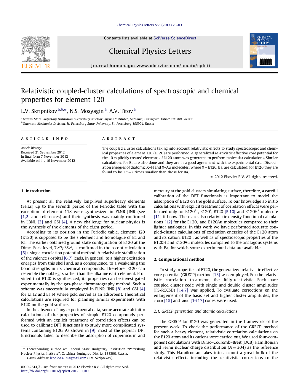 Relativistic coupled-cluster calculations of spectroscopic and chemical properties for element 120