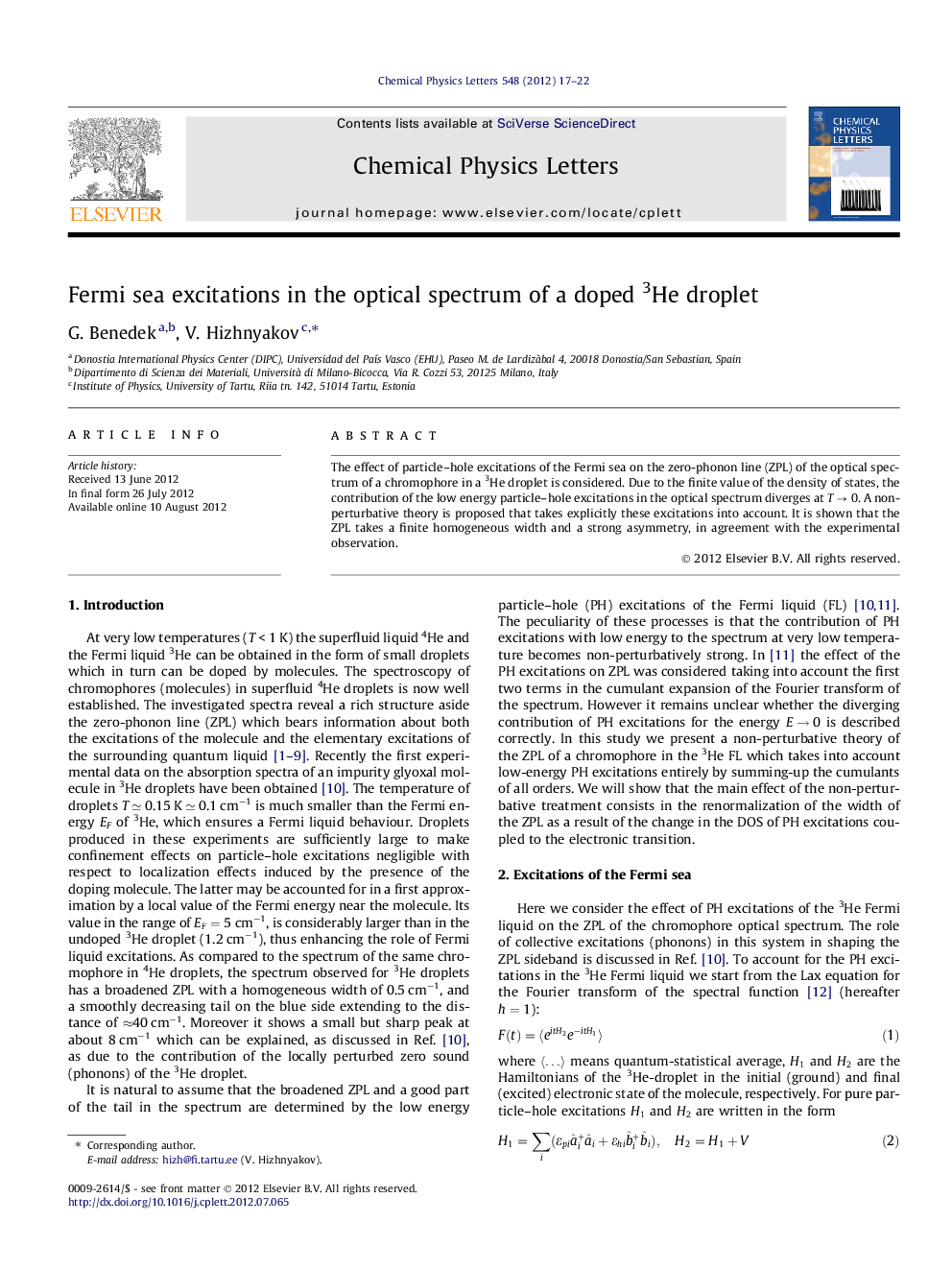 Fermi sea excitations in the optical spectrum of a doped 3He droplet