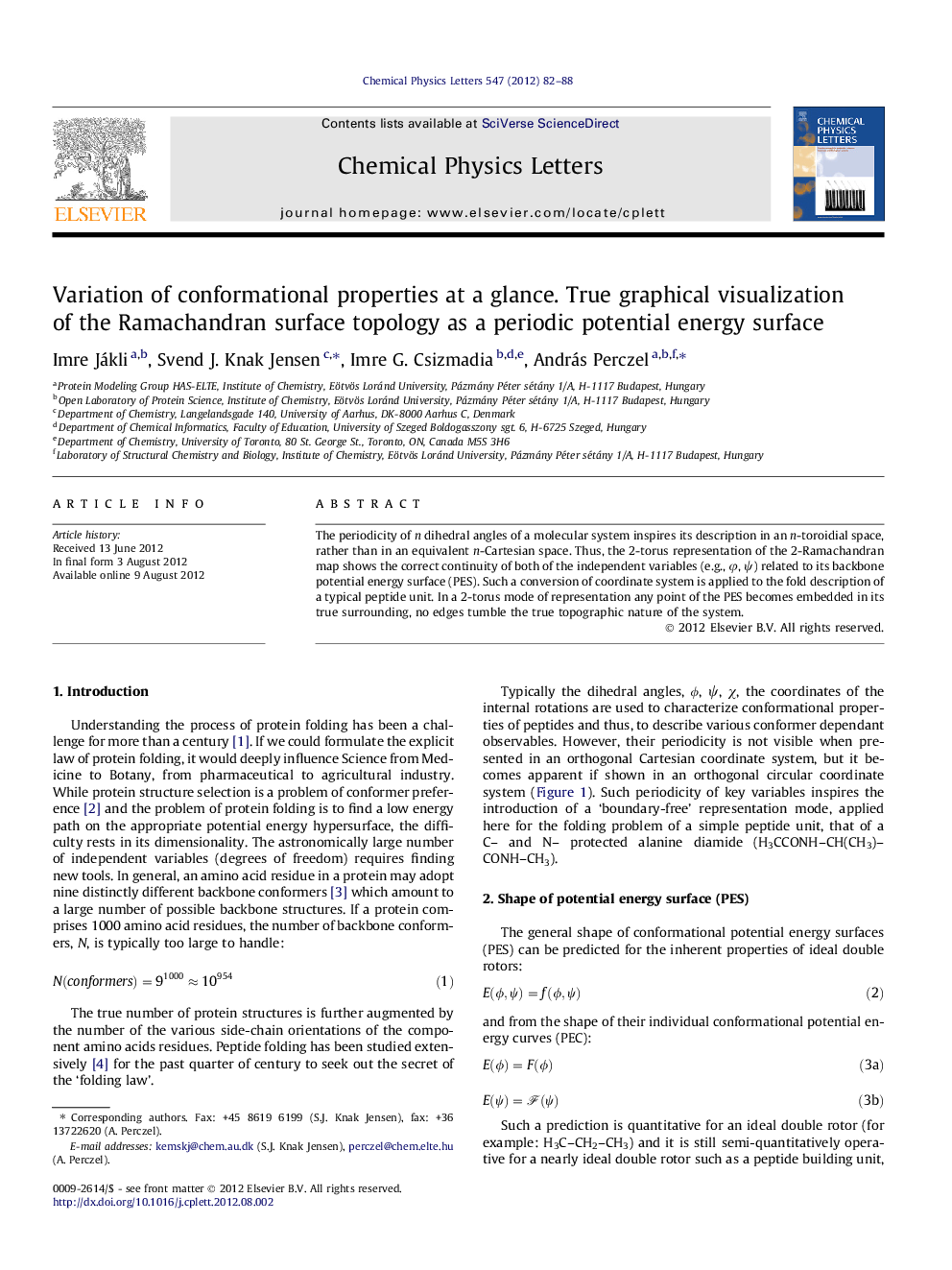 Variation of conformational properties at a glance. True graphical visualization of the Ramachandran surface topology as a periodic potential energy surface