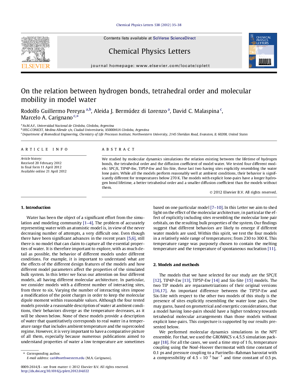On the relation between hydrogen bonds, tetrahedral order and molecular mobility in model water