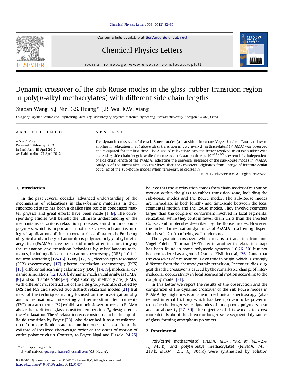 Dynamic crossover of the sub-Rouse modes in the glass-rubber transition region in poly(n-alkyl methacrylates) with different side chain lengths