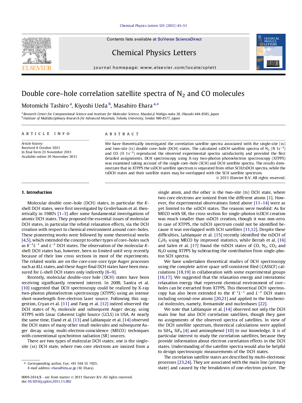 Double core-hole correlation satellite spectra of N2 and CO molecules