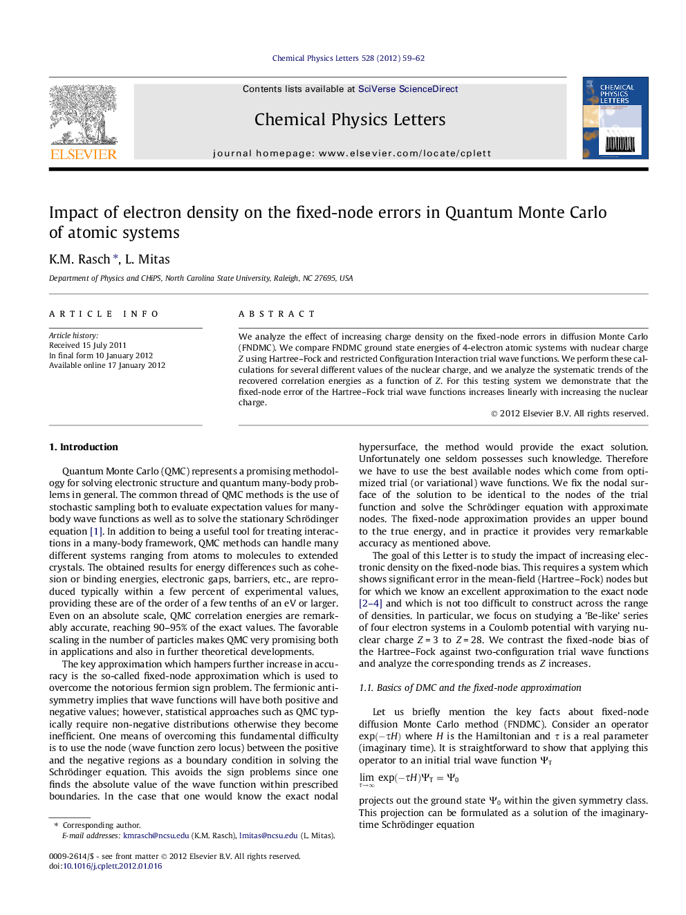 Impact of electron density on the fixed-node errors in Quantum Monte Carlo of atomic systems