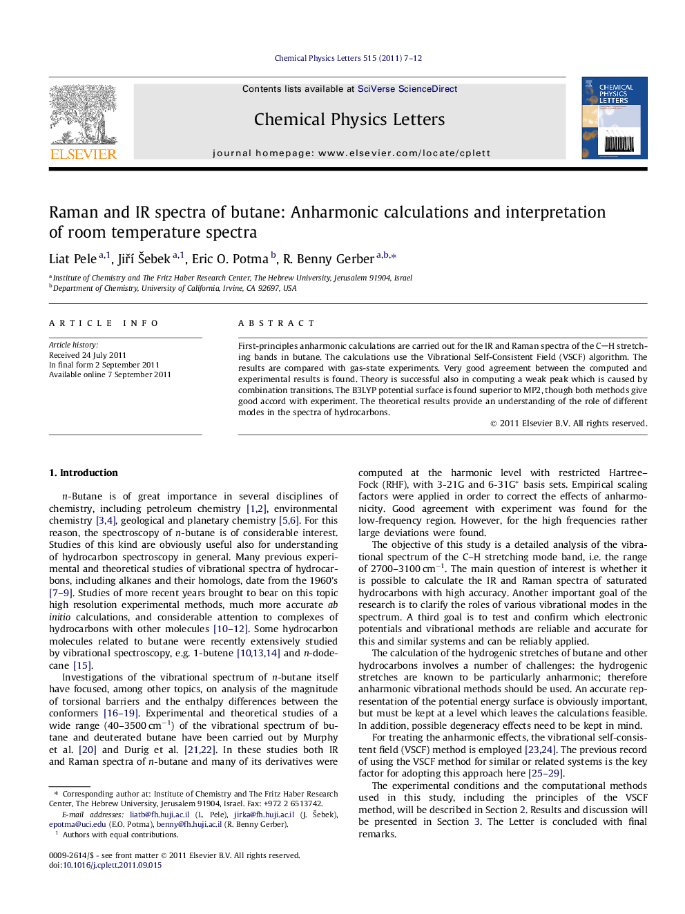 Raman and IR spectra of butane: Anharmonic calculations and interpretation of room temperature spectra