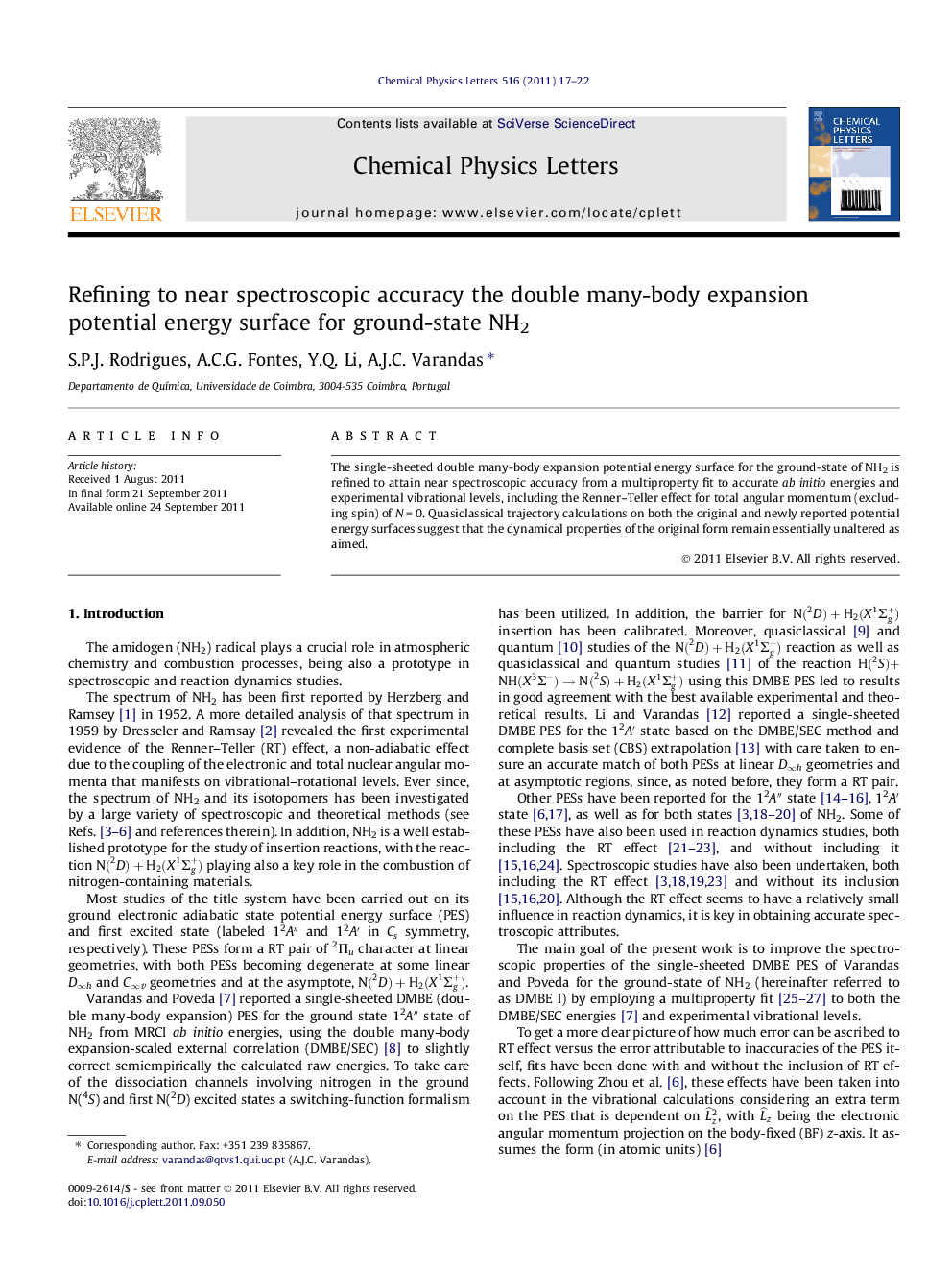 Refining to near spectroscopic accuracy the double many-body expansion potential energy surface for ground-state NH2