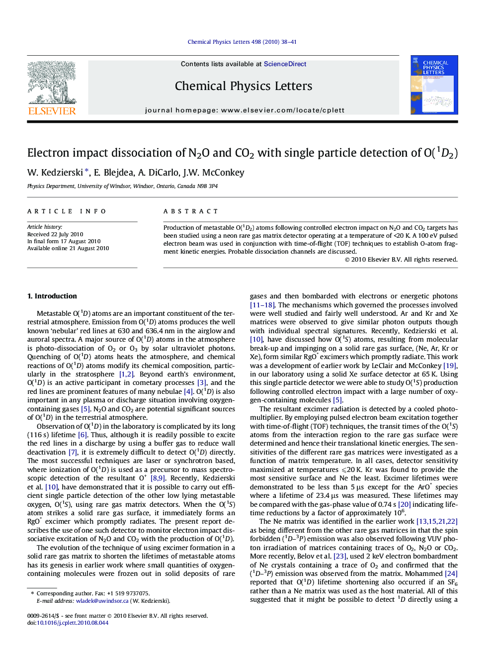 Electron impact dissociation of N2O and CO2 with single particle detection of O(1D2)