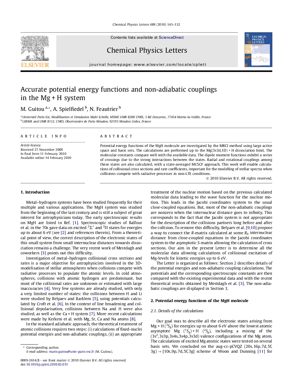 Accurate potential energy functions and non-adiabatic couplings in the MgÂ +Â H system
