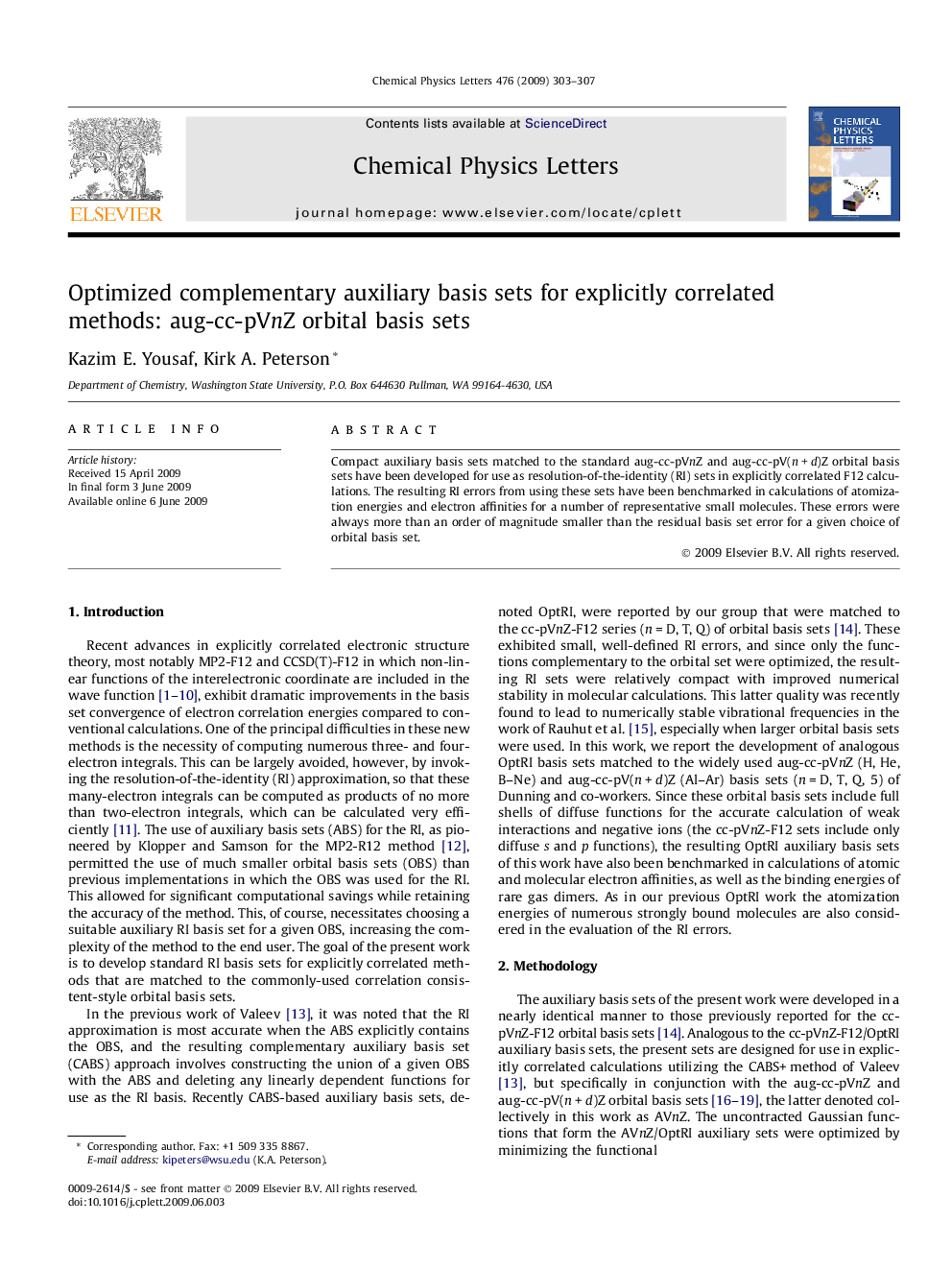 Optimized complementary auxiliary basis sets for explicitly correlated methods: aug-cc-pVnZ orbital basis sets