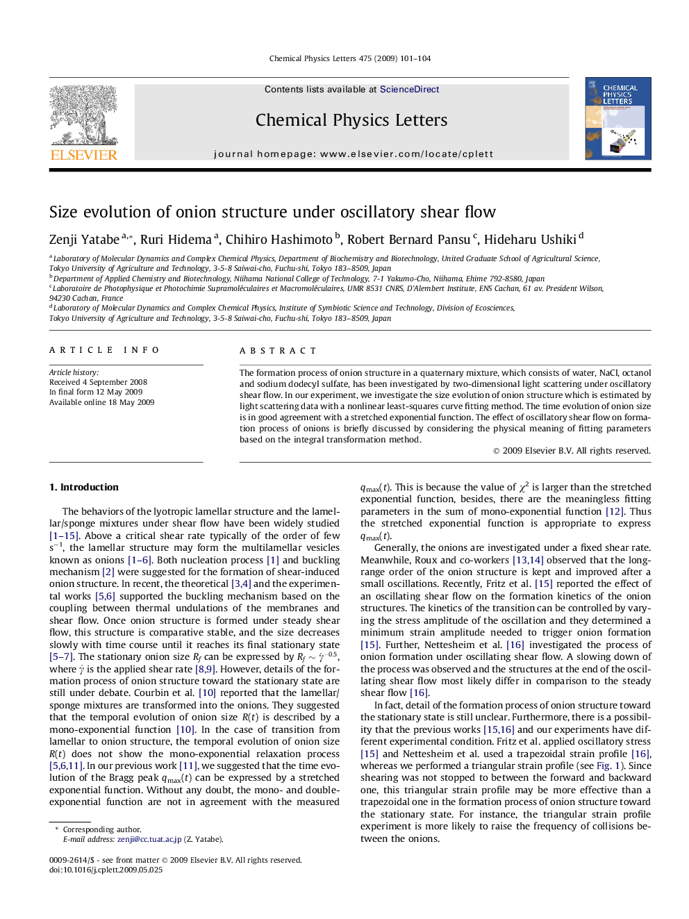 Size evolution of onion structure under oscillatory shear flow