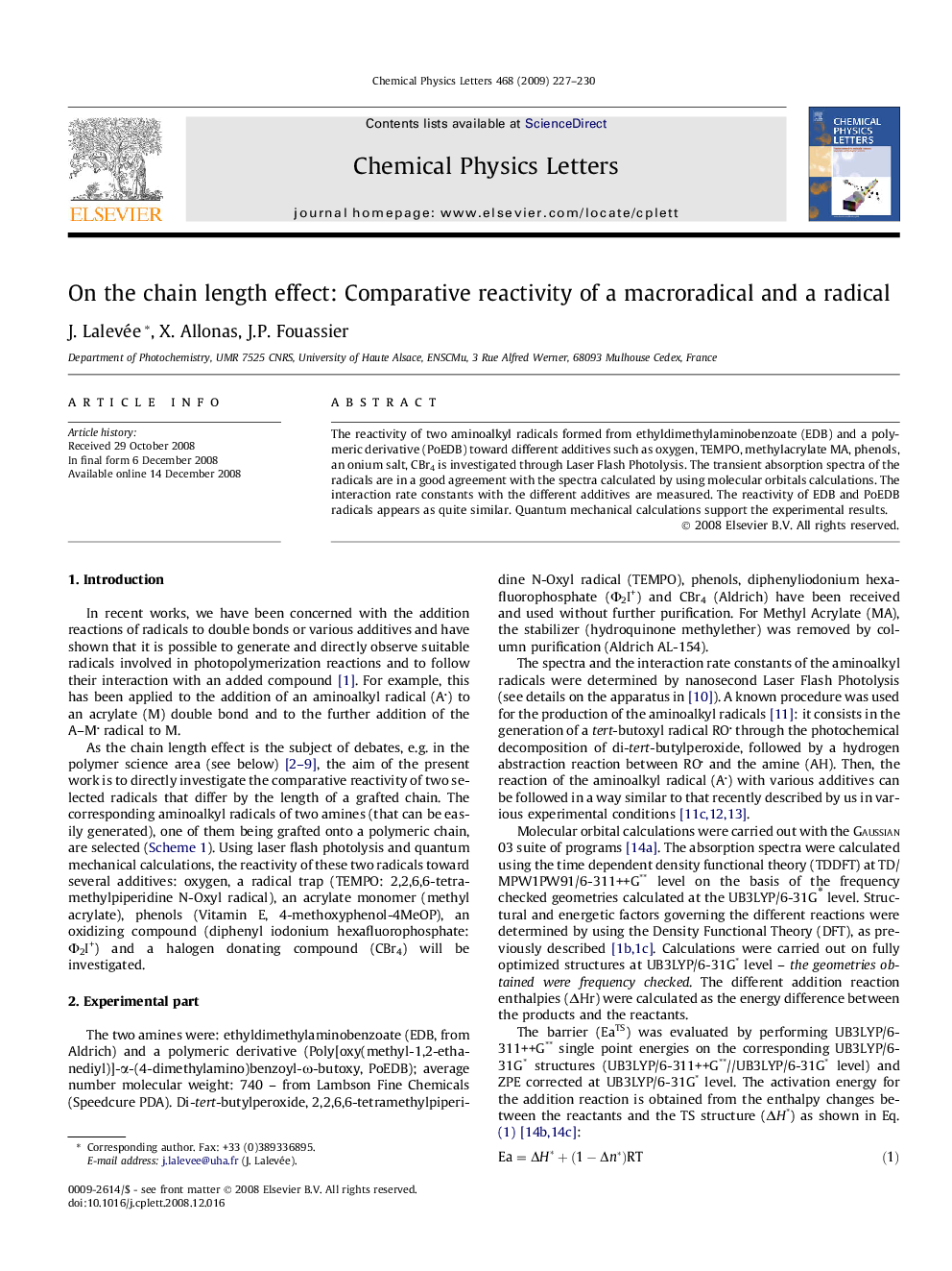 On the chain length effect: Comparative reactivity of a macroradical and a radical