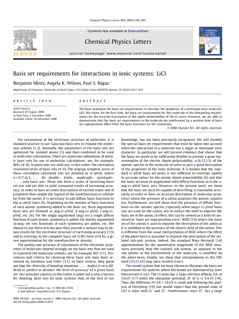 Basis set requirements for interactions in ionic systems: LiCl