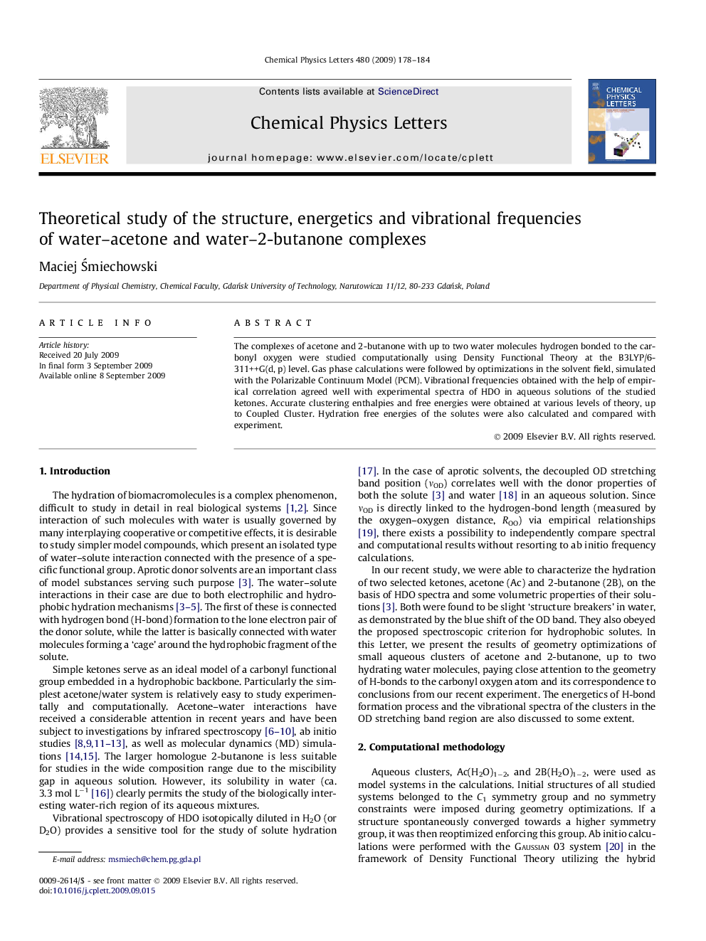 Theoretical study of the structure, energetics and vibrational frequencies of water-acetone and water-2-butanone complexes