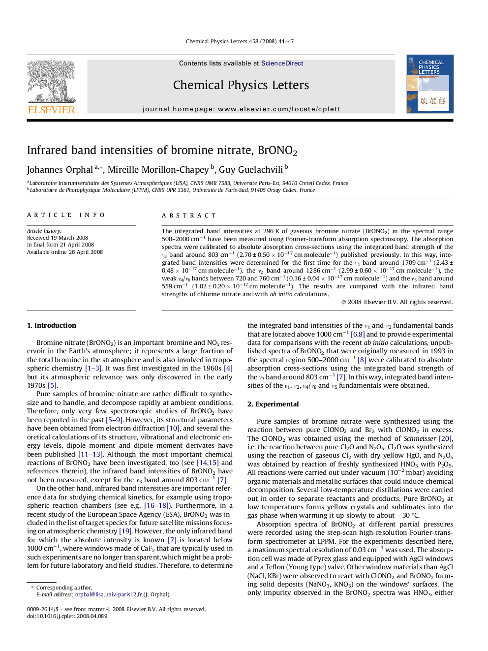 Infrared band intensities of bromine nitrate, BrONO2