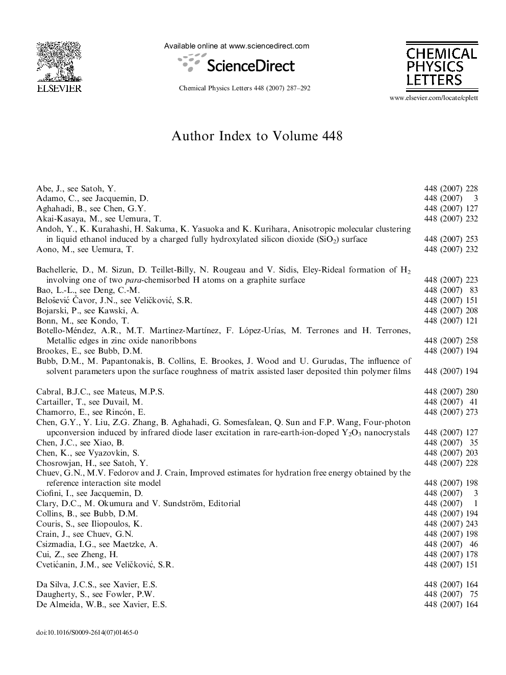 Author Index