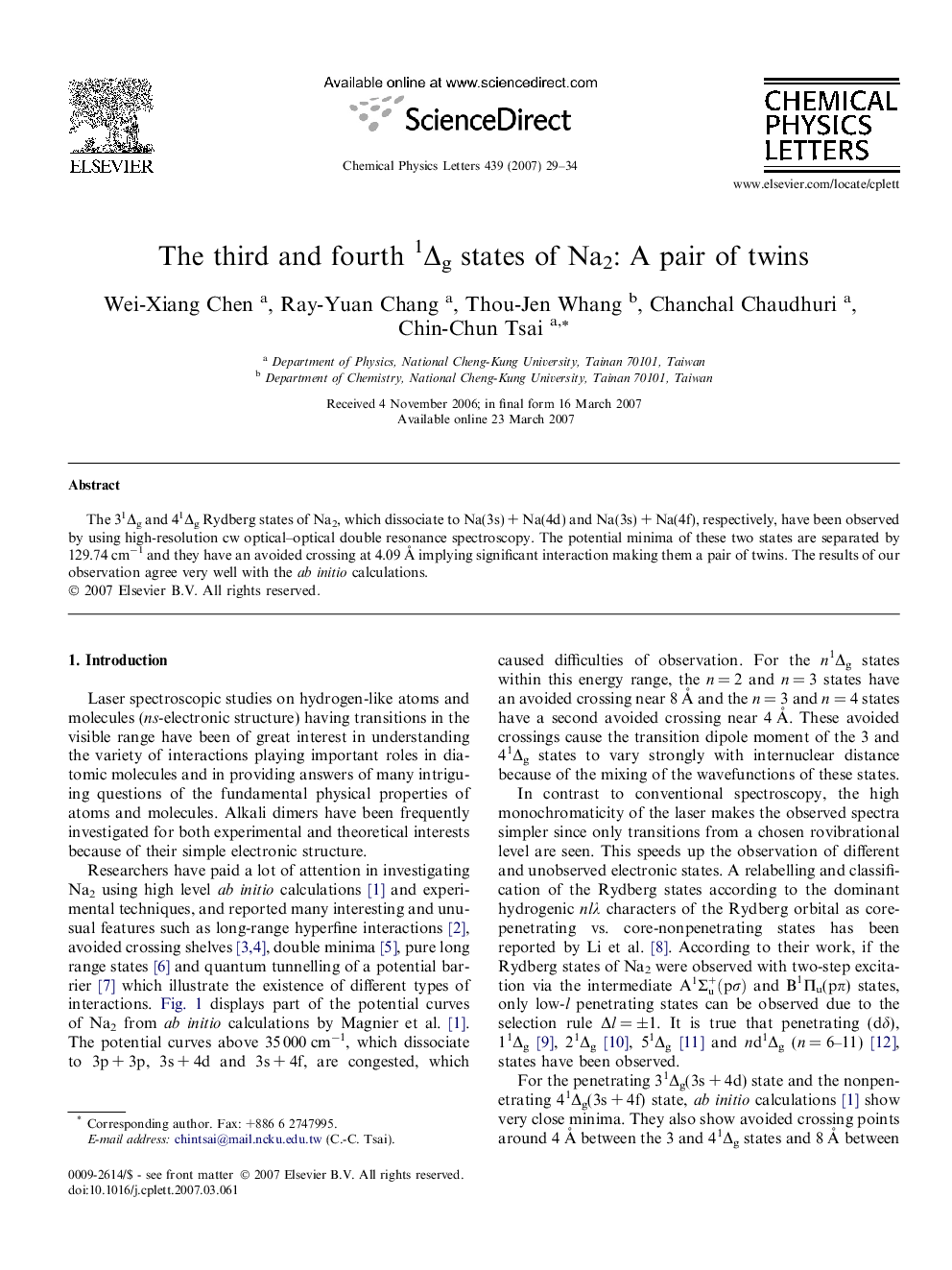 The third and fourth 1Îg states of Na2: A pair of twins