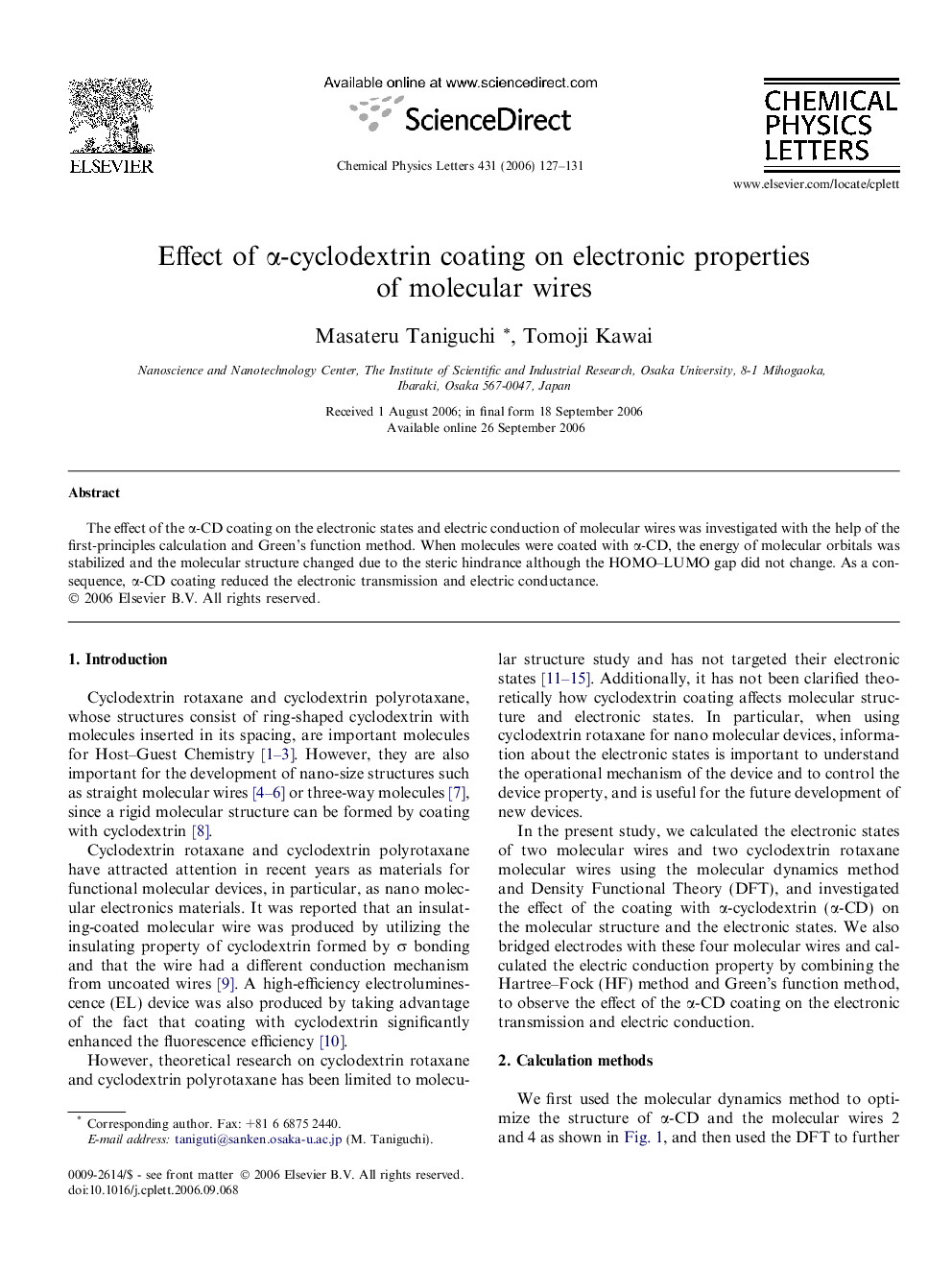 Effect of Î±-cyclodextrin coating on electronic properties of molecular wires
