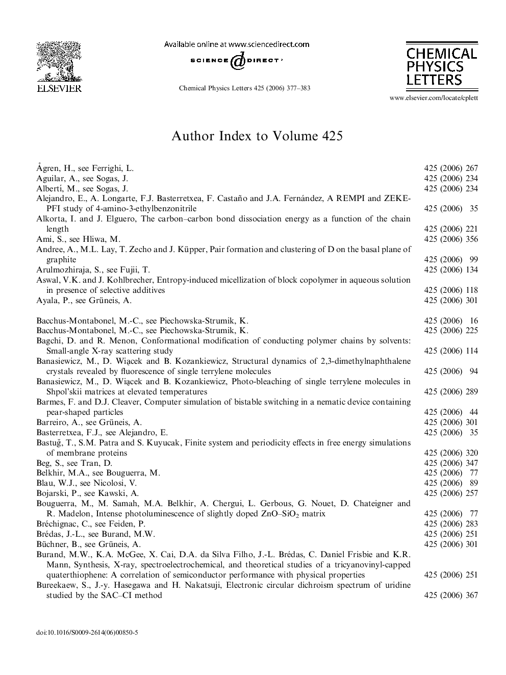 Author Index