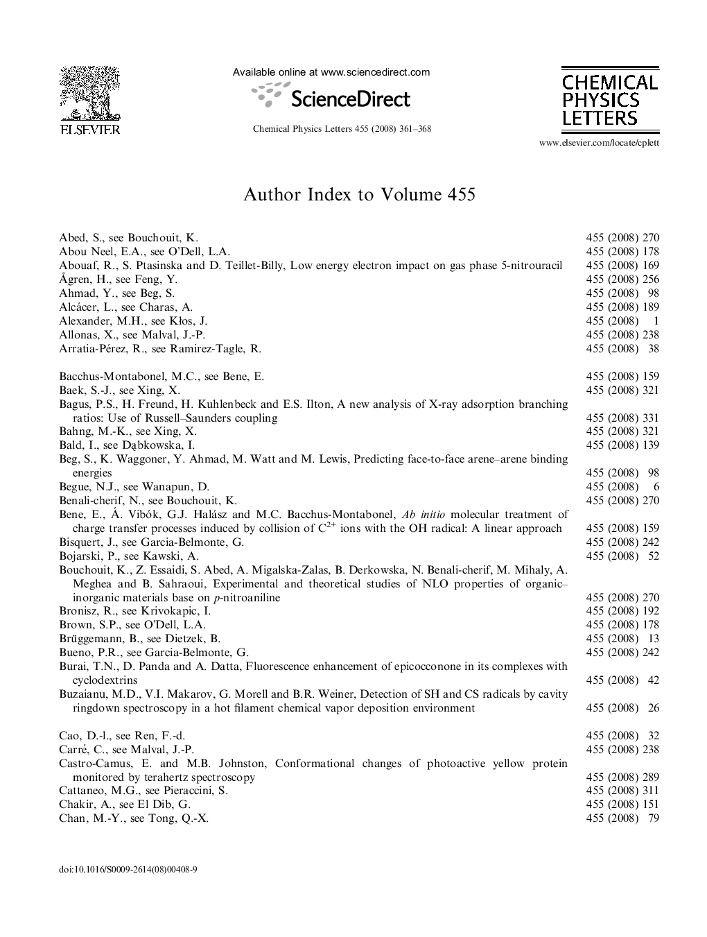 Author Index