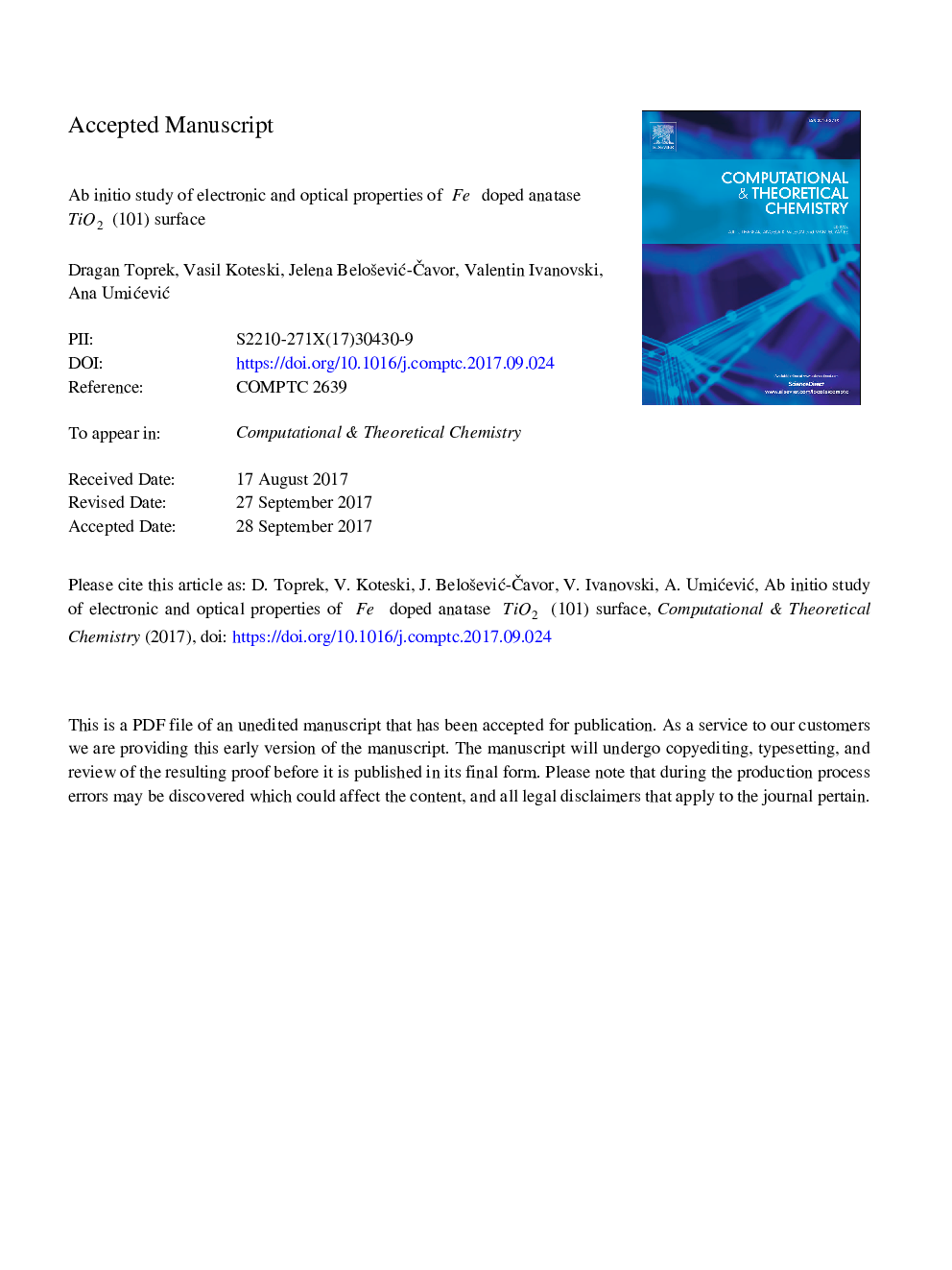 Ab initio study of electronic and optical properties of Fe doped anatase TiO2 (1â¯0â¯1) surface