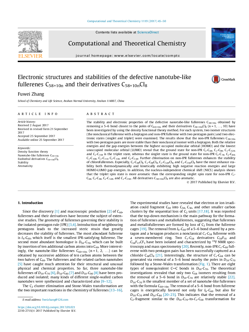 Electronic structures and stabilities of the defective nanotube-like fullerenes C58+10n and their derivatives C58+10nCl8