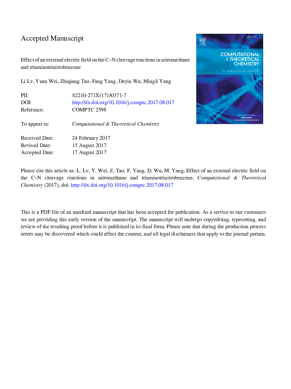 Effect of an external electric field on the CN cleavage reactions in nitromethane and triaminotrinitrobenzene