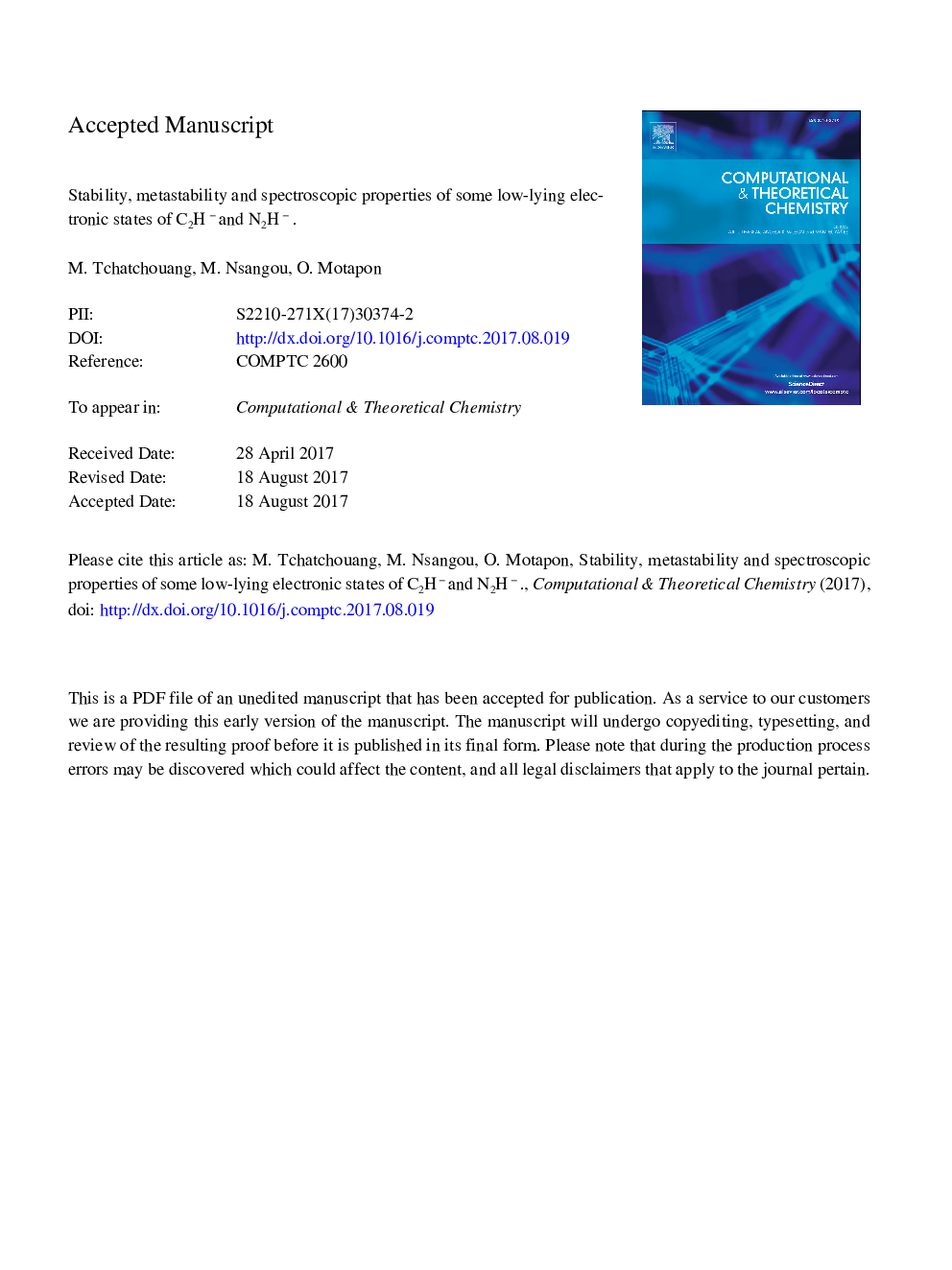 Stability, metastability and spectroscopic properties of some low-lying electronic states of C2Hâand N2Hâ