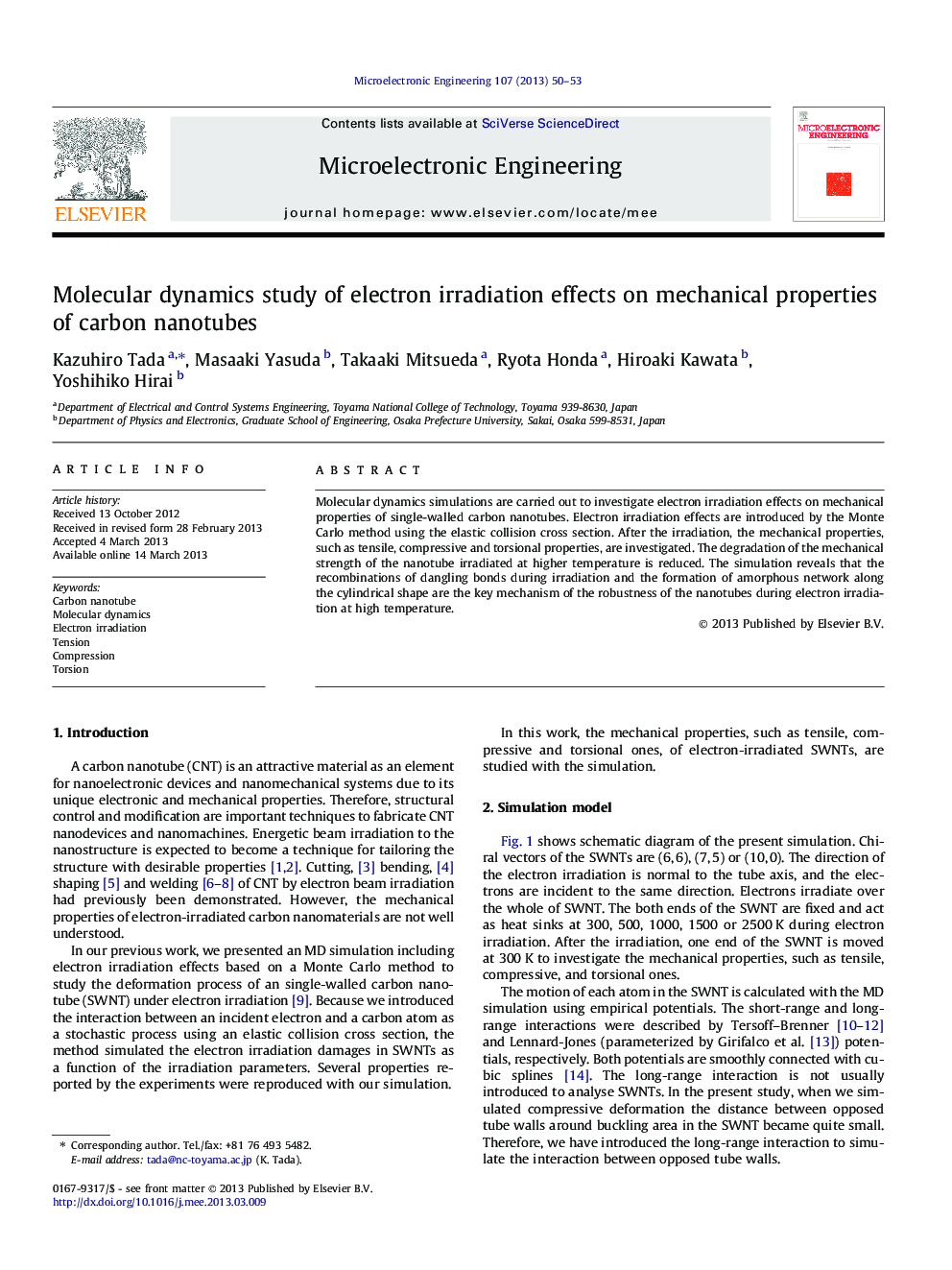 Molecular dynamics study of electron irradiation effects on mechanical properties of carbon nanotubes