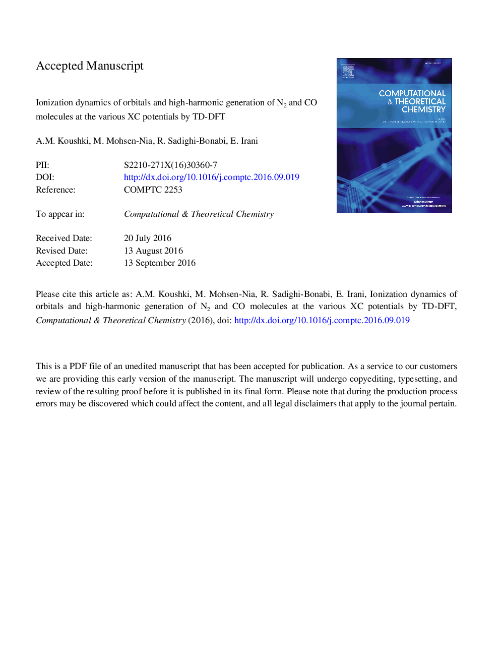 Ionization dynamics of orbitals and high-harmonic generation of N2 and CO molecules at the various XC potentials by TD-DFT