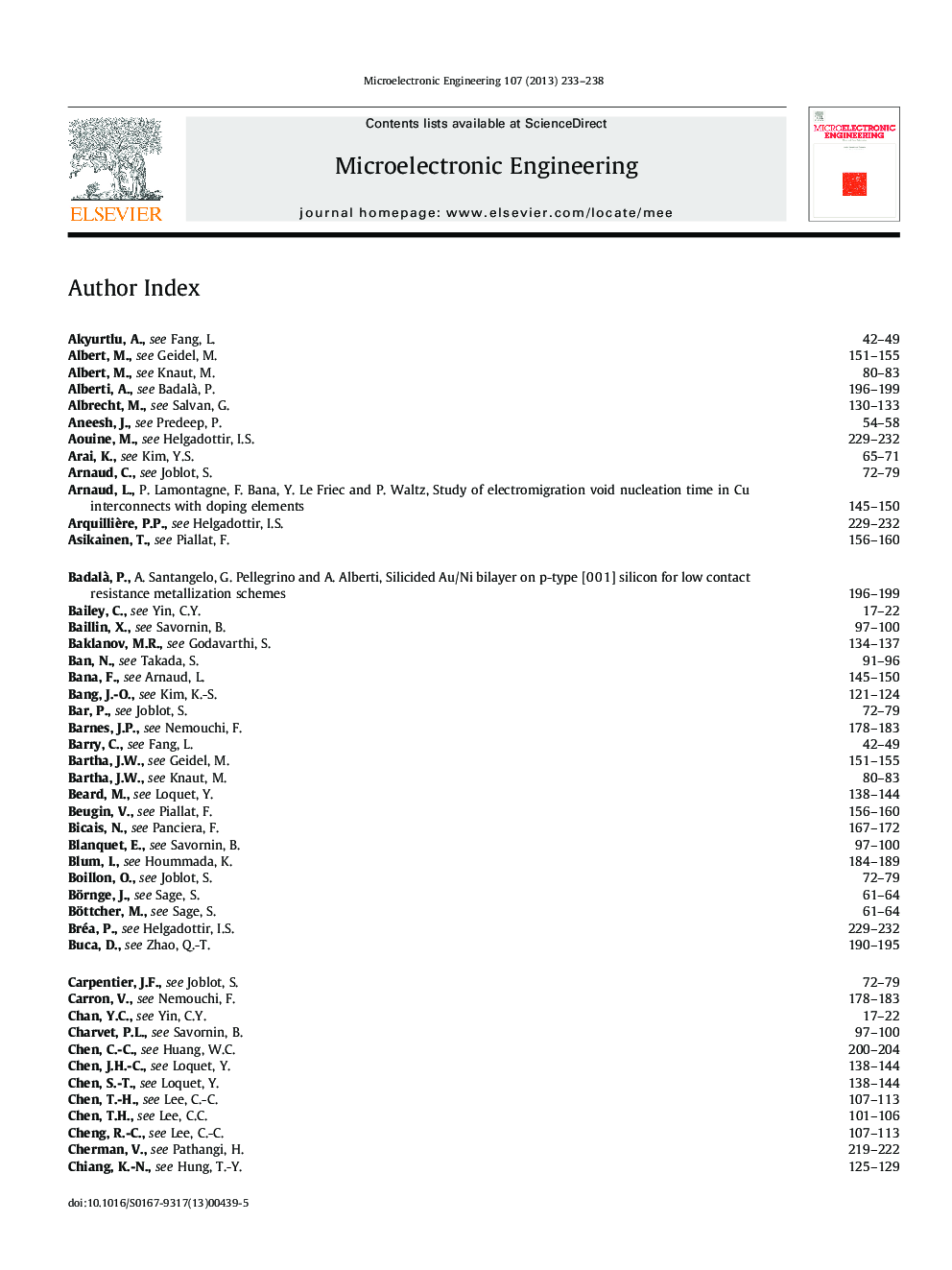Author Index