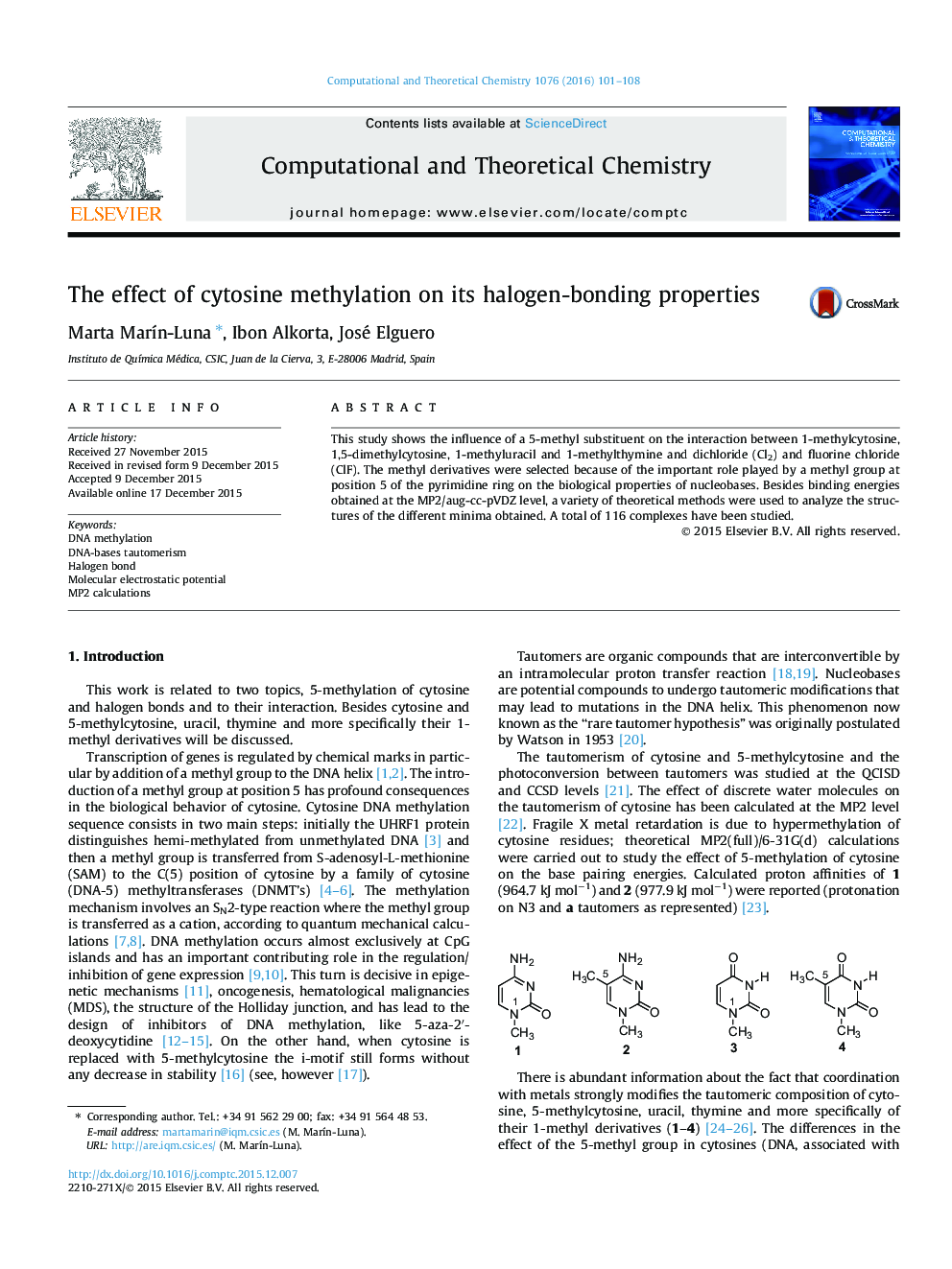 The effect of cytosine methylation on its halogen-bonding properties