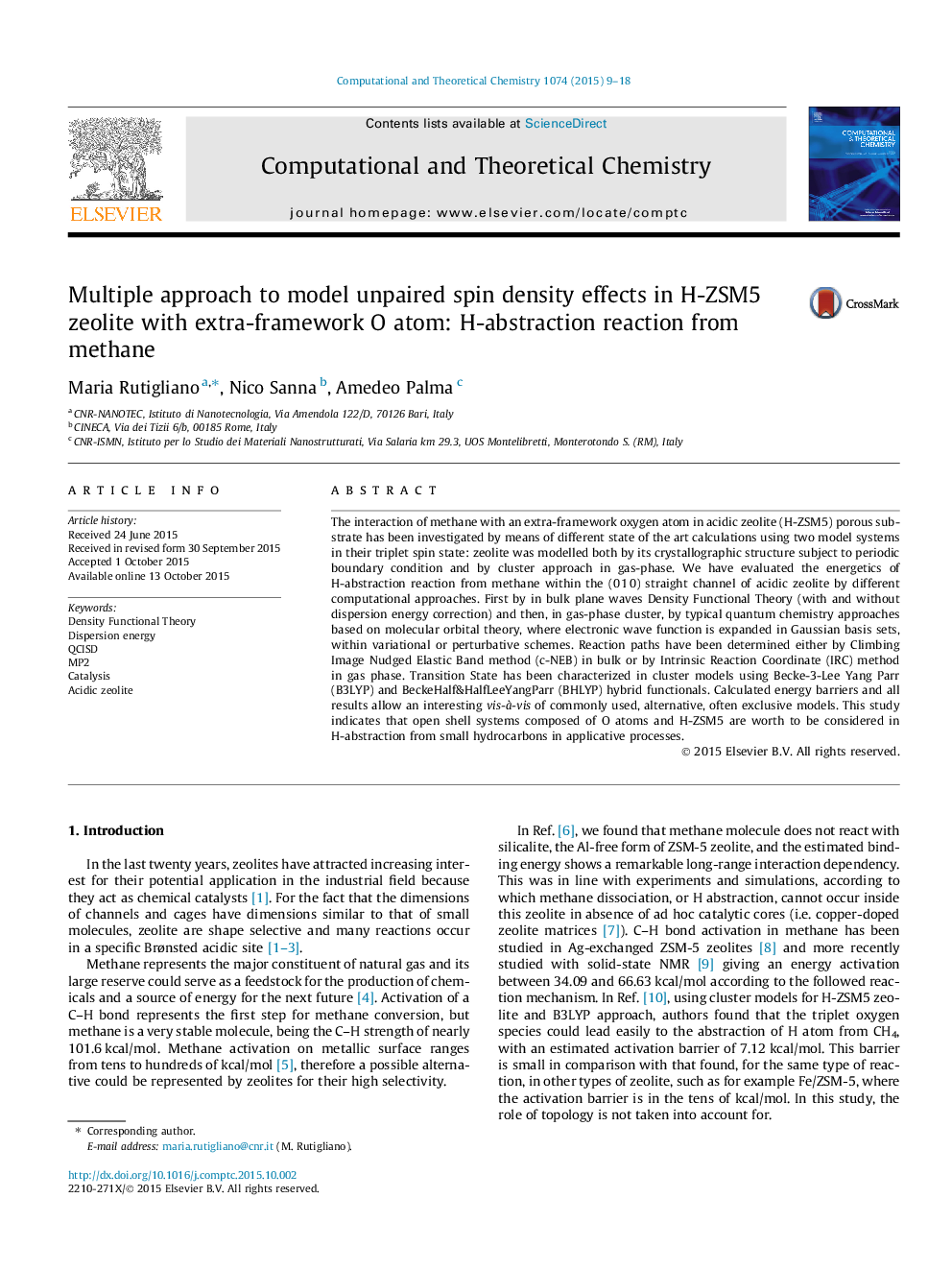 Multiple approach to model unpaired spin density effects in H-ZSM5 zeolite with extra-framework O atom: H-abstraction reaction from methane