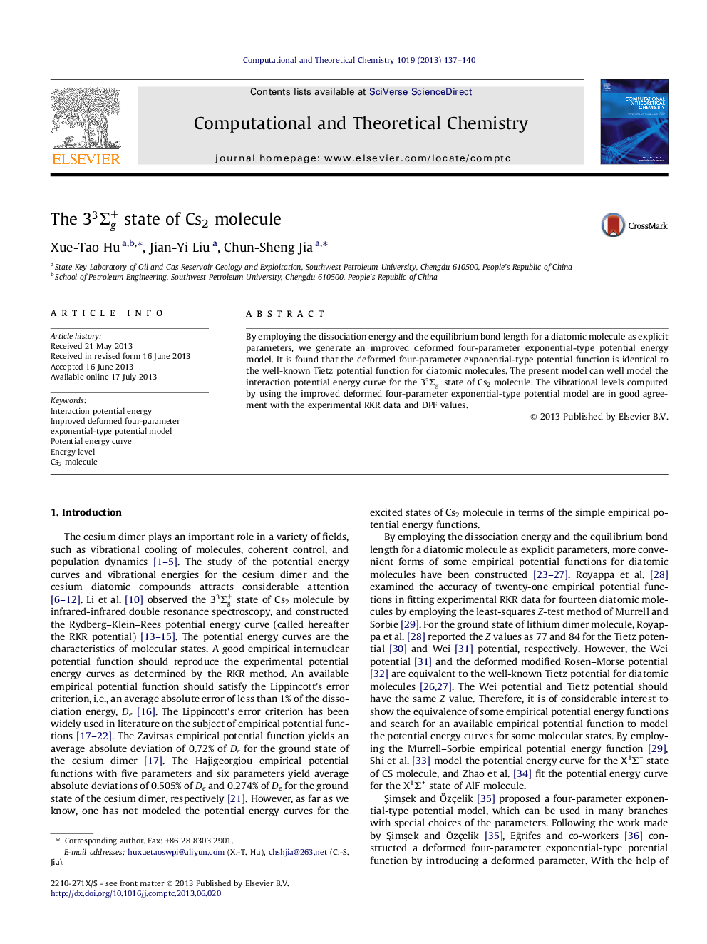 The 33Î£g+ state of Cs2 molecule