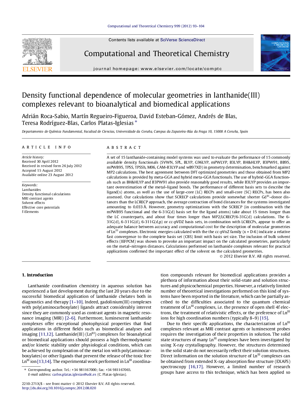 Density functional dependence of molecular geometries in lanthanide(III) complexes relevant to bioanalytical and biomedical applications