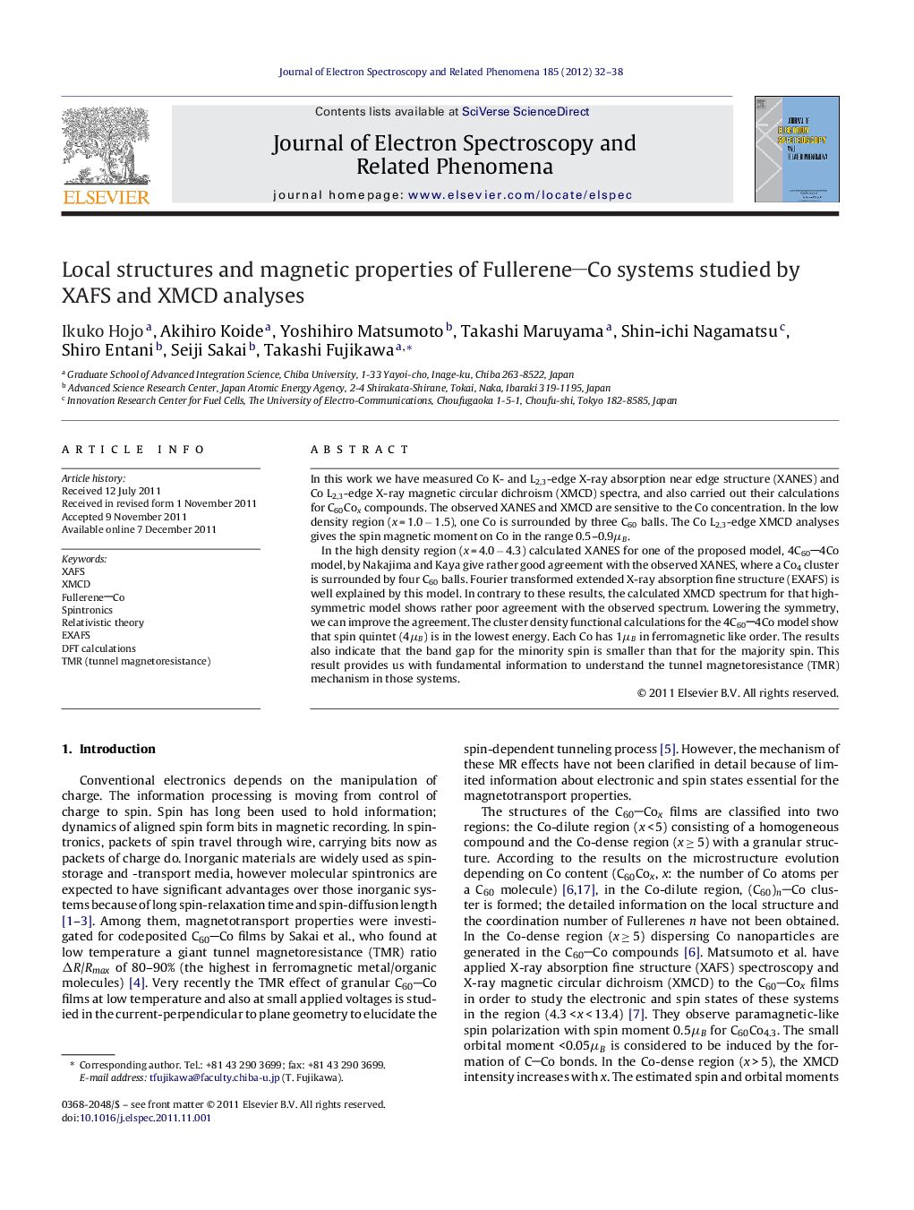 Local structures and magnetic properties of FullereneCo systems studied by XAFS and XMCD analyses