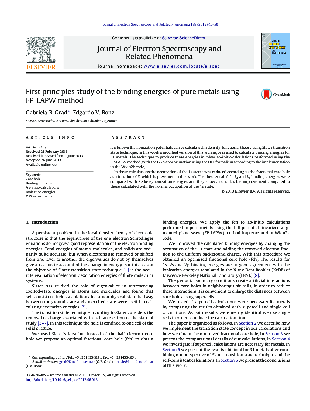 First principles study of the binding energies of pure metals using FP-LAPW method