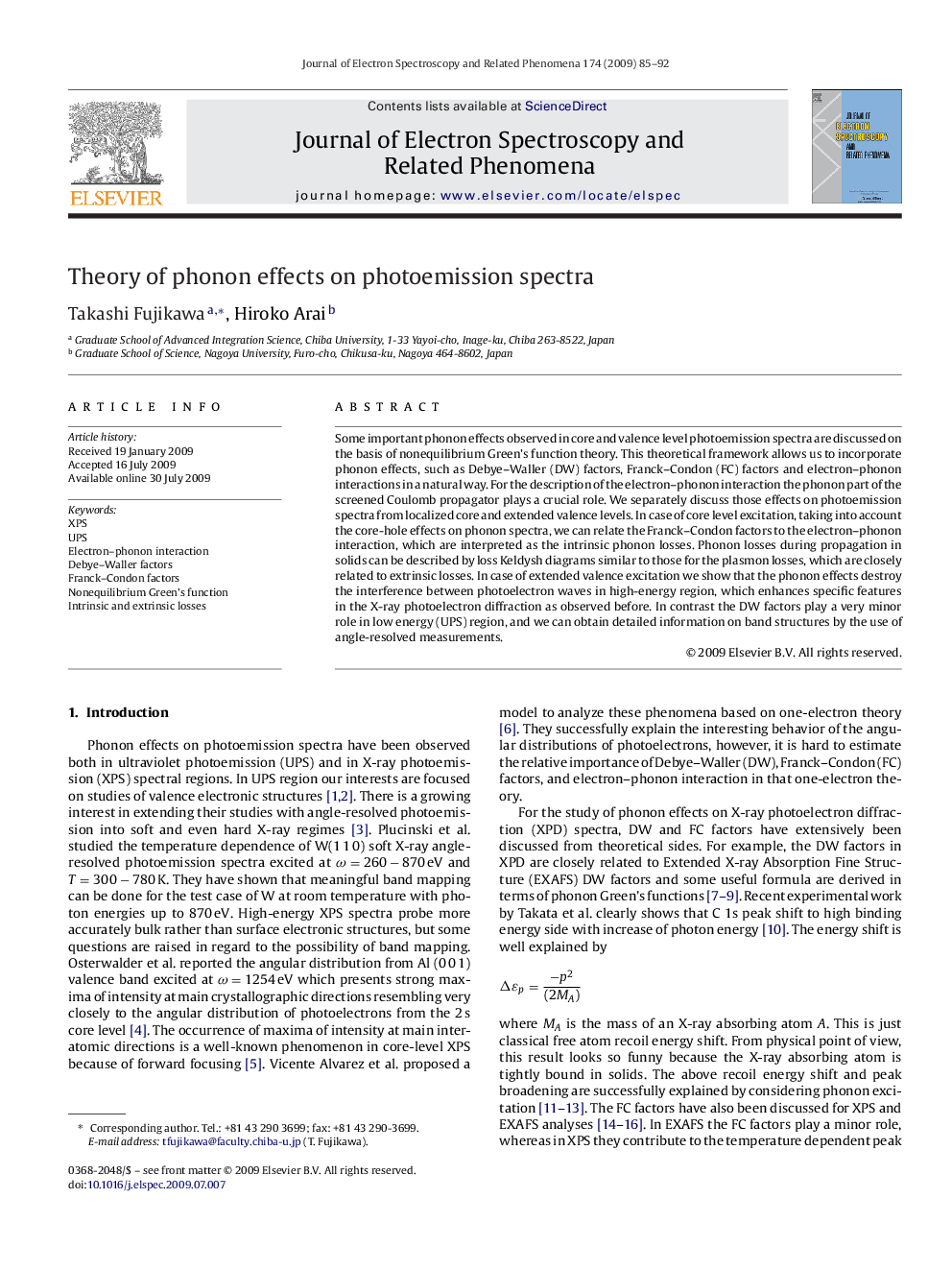 Theory of phonon effects on photoemission spectra