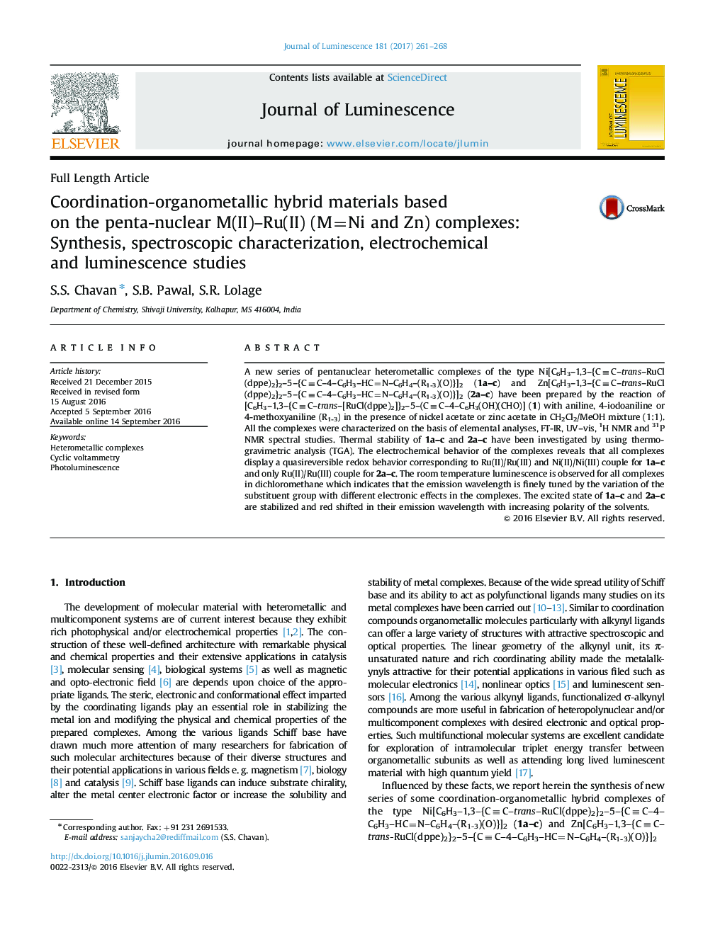 Coordination-organometallic hybrid materials based on the penta-nuclear M(II)-Ru(II) (M=Ni and Zn) complexes: Synthesis, spectroscopic characterization, electrochemical and luminescence studies