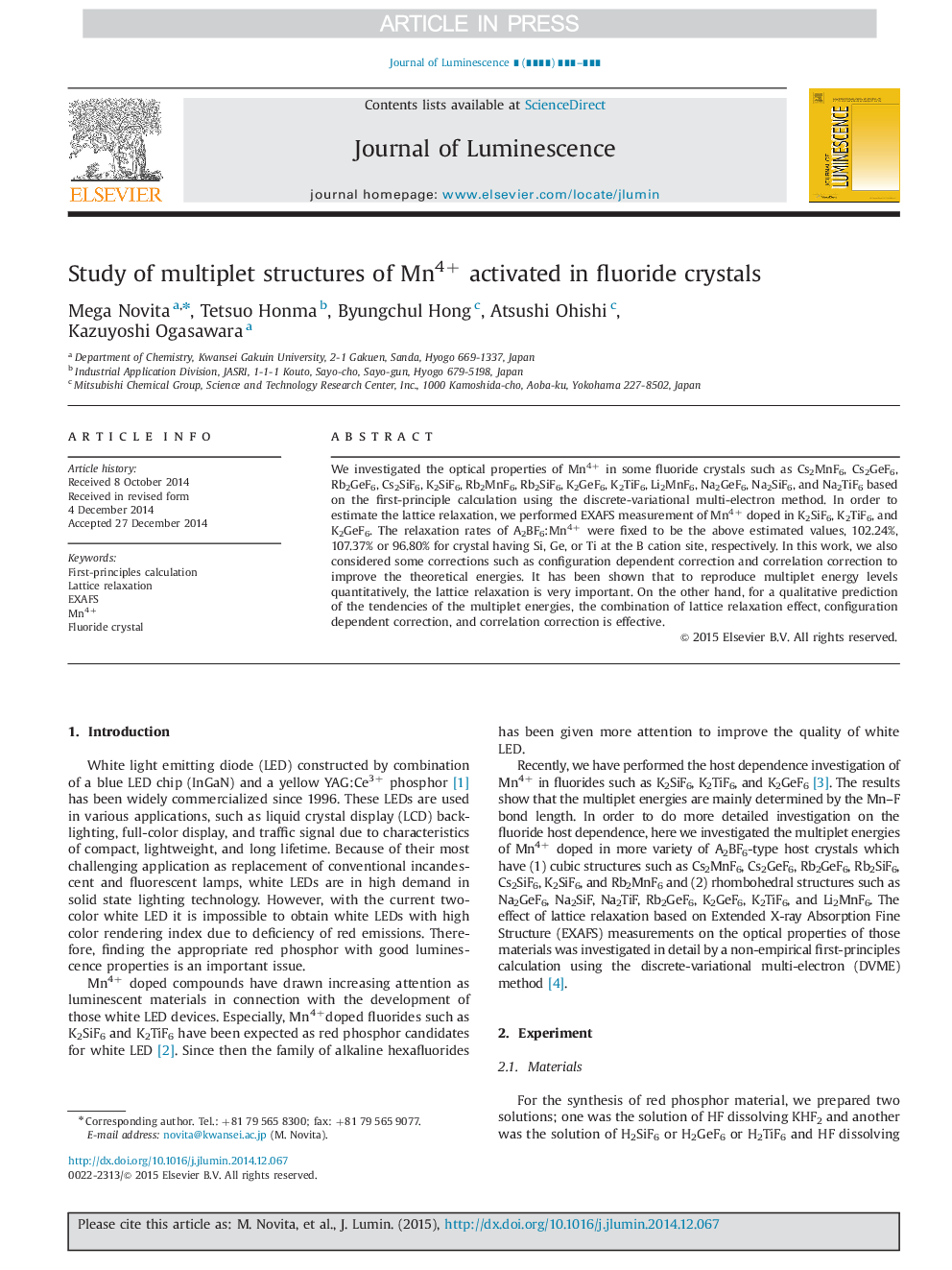 Study of multiplet structures of Mn4+ activated in fluoride crystals