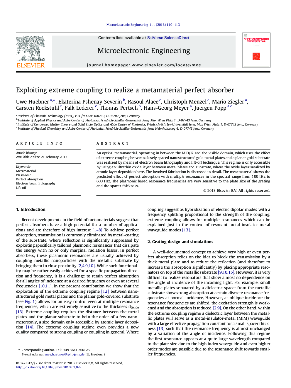 Exploiting extreme coupling to realize a metamaterial perfect absorber