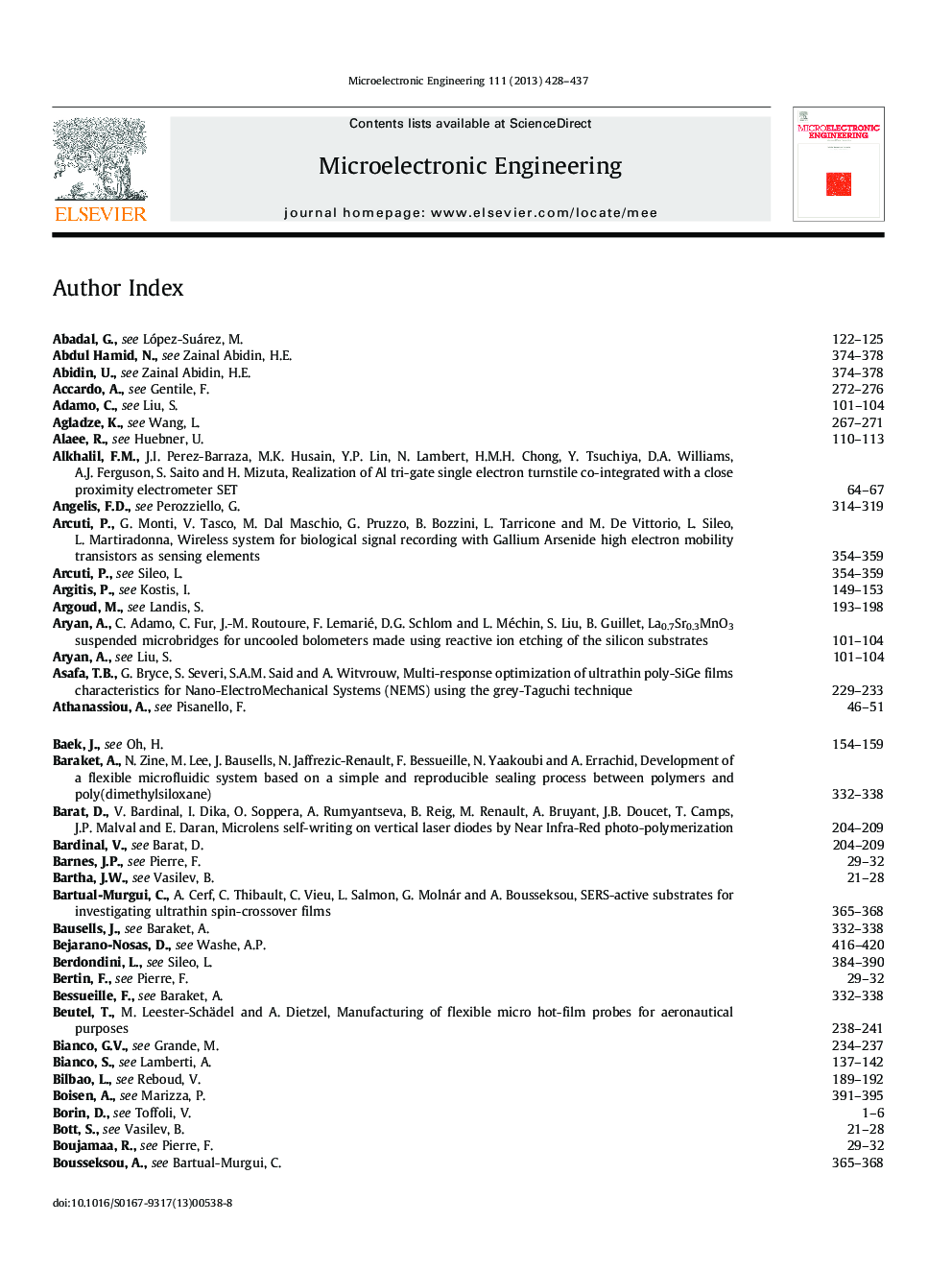 Author Index