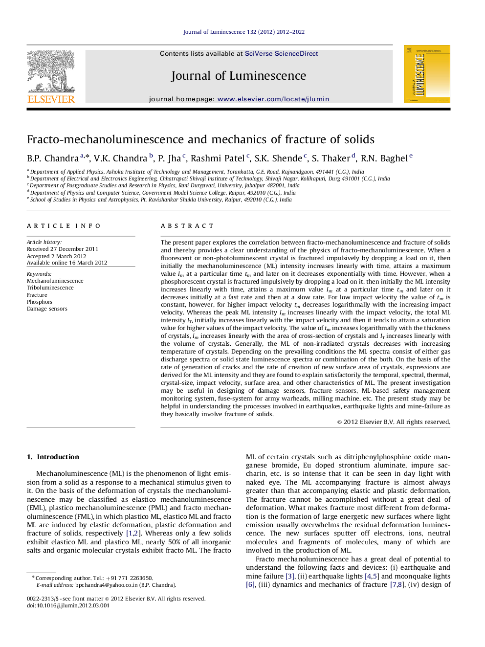 Fracto-mechanoluminescence and mechanics of fracture of solids