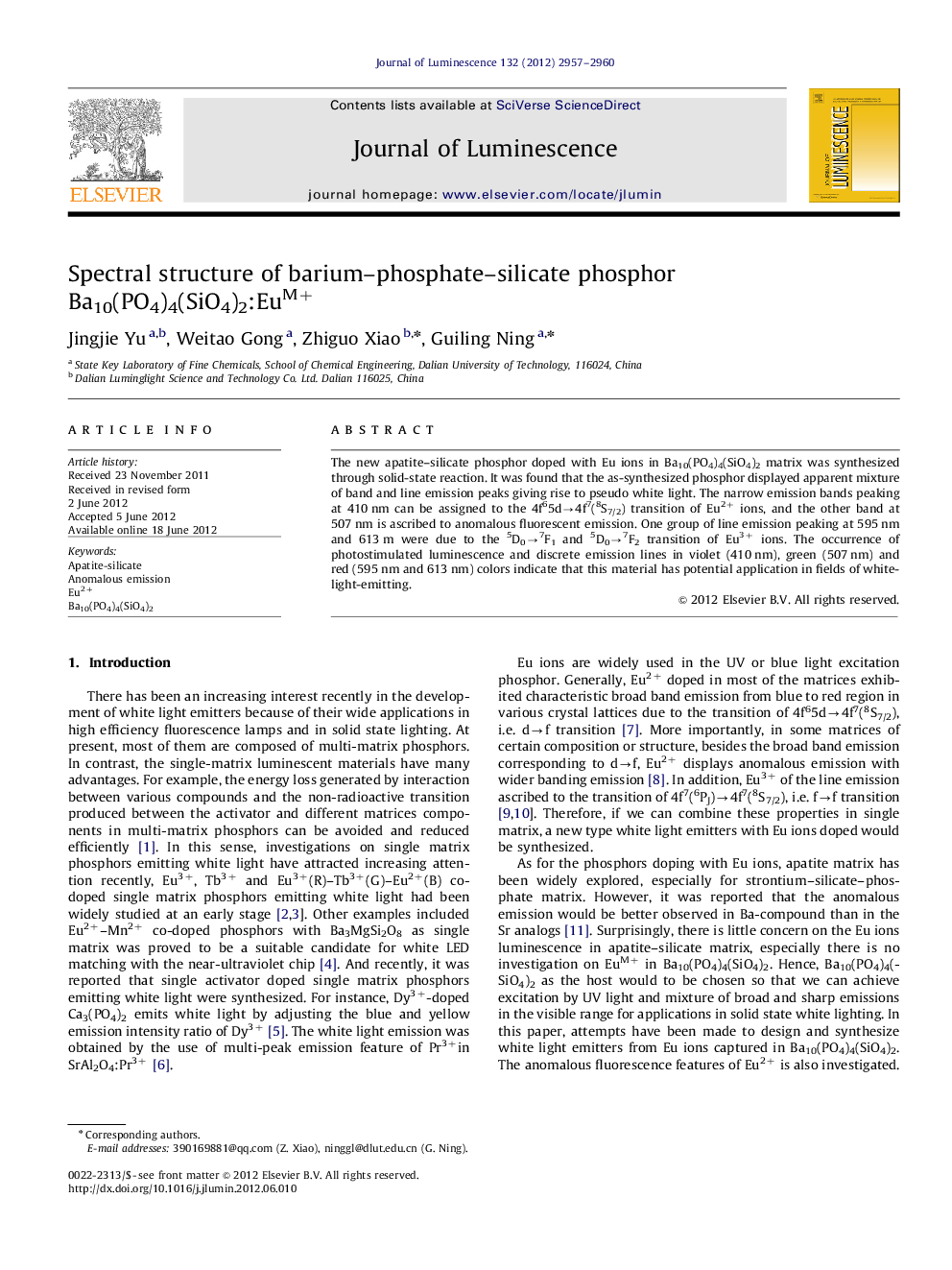 Spectral structure of barium-phosphate-silicate phosphor Ba10(PO4)4(SiO4)2:EuM+