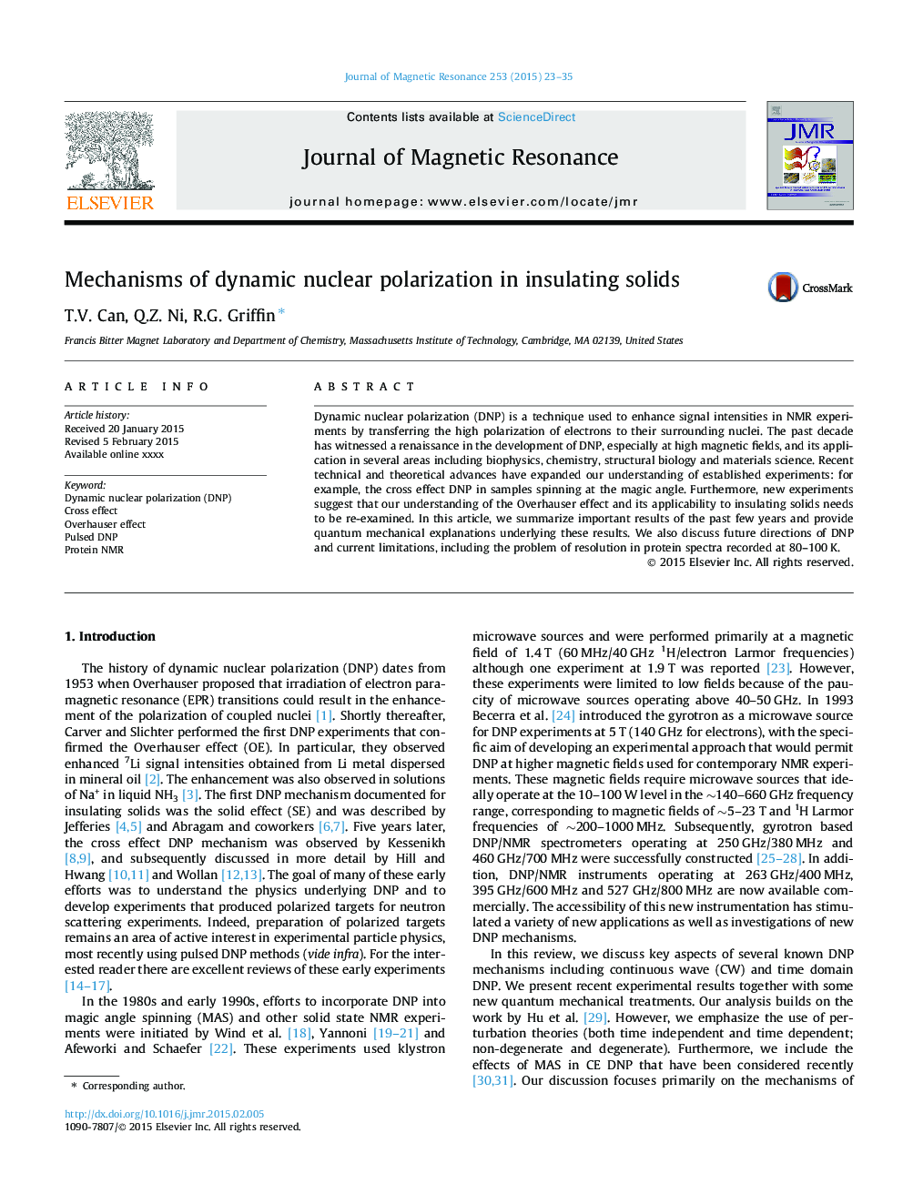 Mechanisms of dynamic nuclear polarization in insulating solids