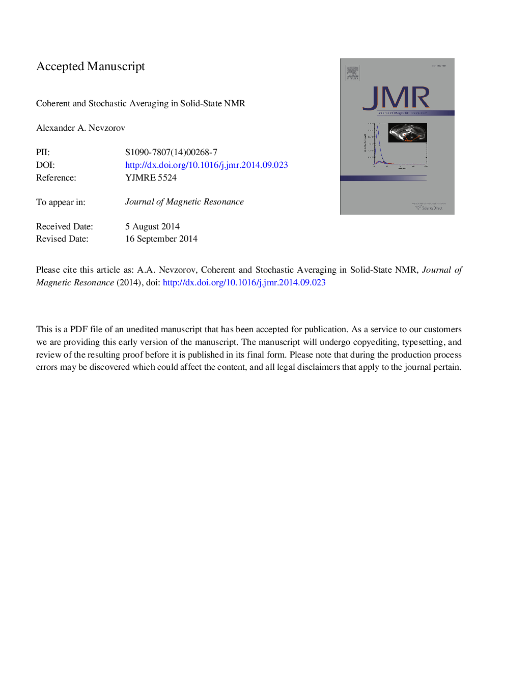 Coherent and stochastic averaging in solid-state NMR