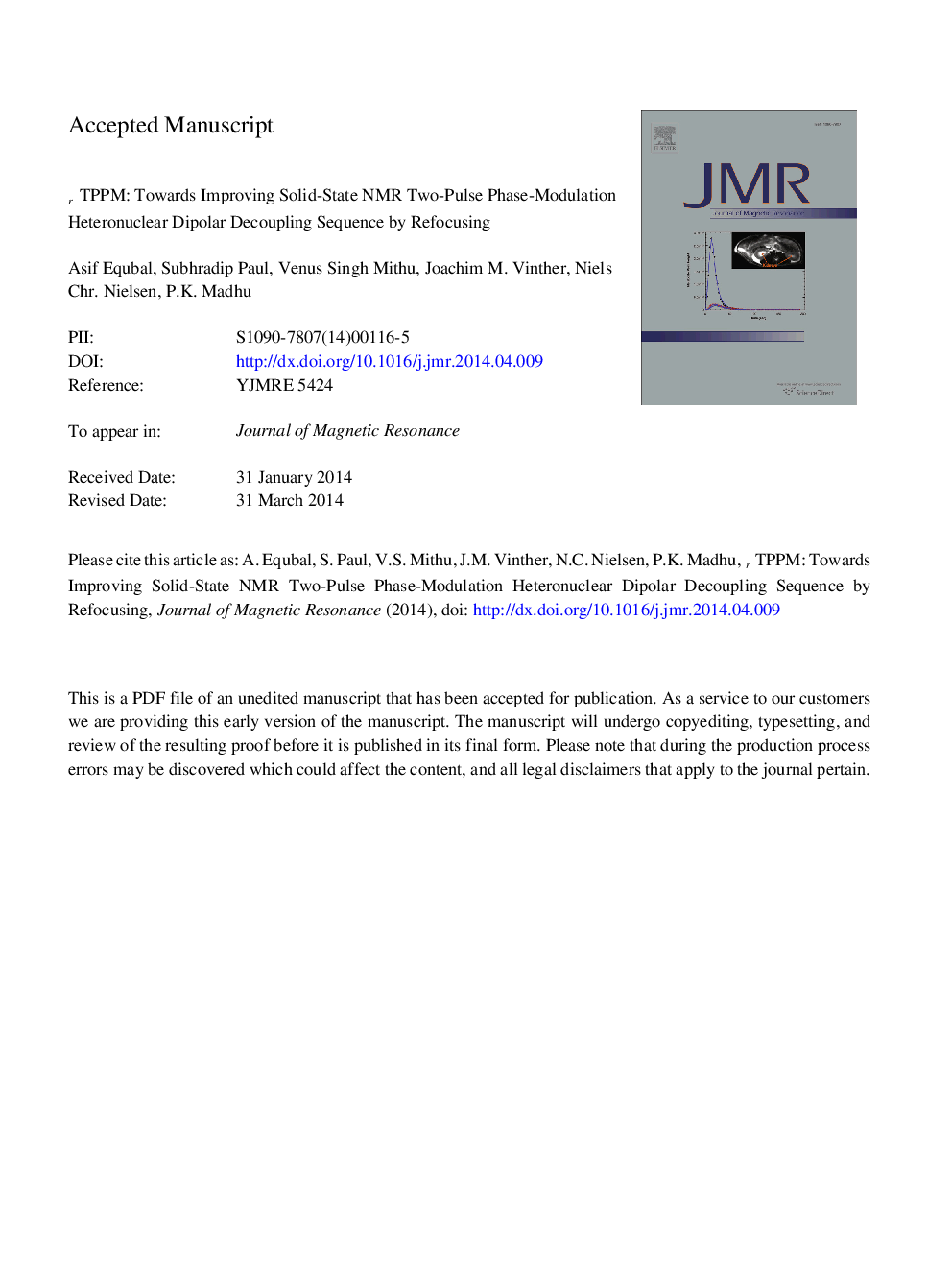 r TPPM: Towards improving solid-state NMR two-pulse phase-modulation heteronuclear dipolar decoupling sequence by refocusing