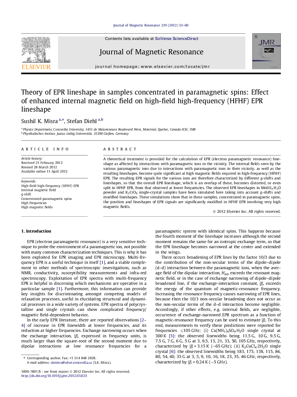 Theory of EPR lineshape in samples concentrated in paramagnetic spins: Effect of enhanced internal magnetic field on high-field high-frequency (HFHF) EPR lineshape