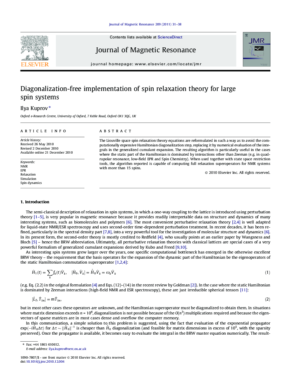 Diagonalization-free implementation of spin relaxation theory for large spin systems