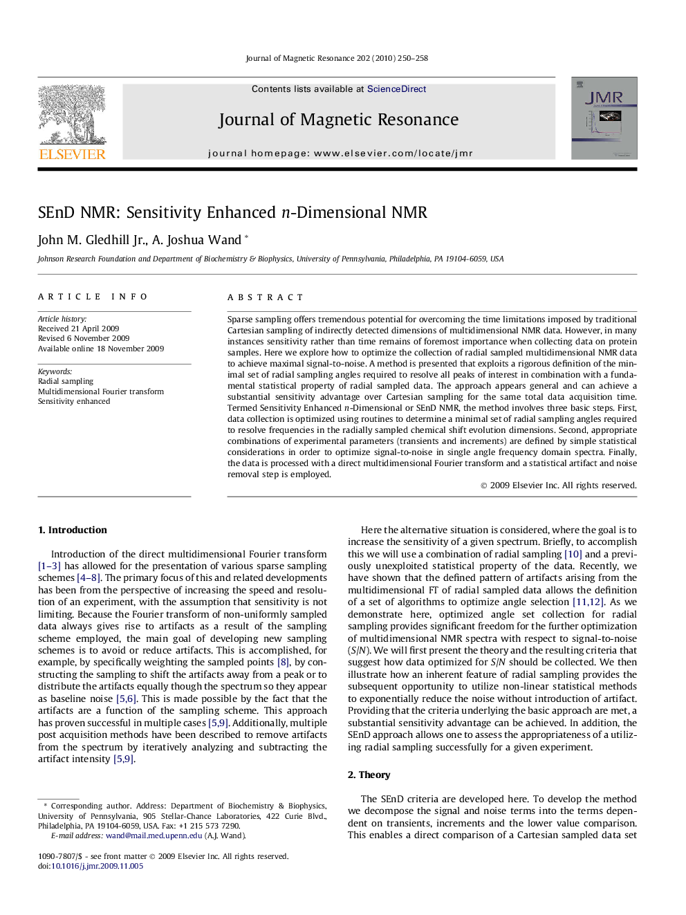 SEnD NMR: Sensitivity Enhanced n-Dimensional NMR